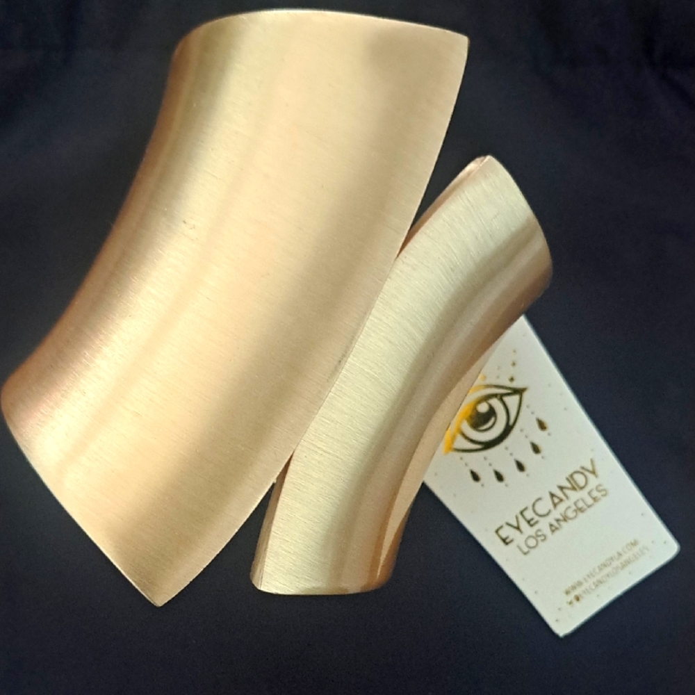 Eye Candy 14K Gold Plated Cuff Bracelet